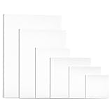 Auckpure Leinwand Set - 6 Stück Leinwand zum Bemalen - Leinwand Rahmen Keilrahmen - Leere...