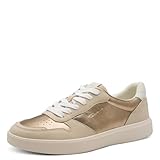 Tamaris Damen Schnürer Vegan metallic 39