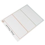 DIYEAH Magnetisches Whiteboard Kühlschrank Abwischbar Wochenplaner Wiederverwendbar...