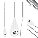 FunWater SUP Paddel Verstellbares Stand Up Paddle 3-teiliges oder 4-teiliges Schwimmendes Tragbares...