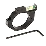 Ronyme Fernrohr Wasserwaage Aus Aluminiumlegierung für 1“ Ringhalterung Schwarz