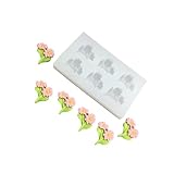 CAZSTYK Silikonformen mit 6 Mulden, temperaturbeständig, für Harzguss, Seife, Schokolade,...