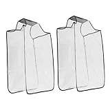 FOMIYES 2 Stück Transparente PVC Kofferhülle Kratzfest Leicht und Faltbar Gepäckschutz...