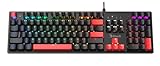 Bloody S510R Q TR RGB Red Switch Mechanische Schwarz Gaming Tastatur