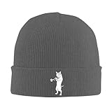 PIORUJK Katze Trompetenspieler Gerade stumm Wah Wah Lustige Trompete Warme Strickmütze Mütze Hut...