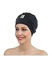 Fashy Damen Exclusive Bathing Cap Badehaube, Schwarz, Einheitsgröße EU