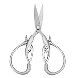 Outdoorm Stickschere, silberfarben, klassischer Gans-Stil, scharfe Kanten, vollständig geprägtes...