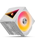upHere UE2 Elite TC8C CPU Kühler ARGB 120mm,Dual-Tower mit 8 Heatpipes,TDP 280W,Prozessorlüfter...