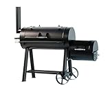 Tarrington House Holzkohlegrill mit Smoker BATESVILLE, Stahl, Deckel mit Thermometer,...