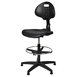 Topsit IND000112 Arbeitsstuhl aus Polyurethan, ergonomischer Arbeitsstuhl, Laborstuhl,...