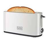 Black+Decker BXTO1001E - Toaster 1.000W, Toaster mit extra großem Schlitz, 7 Toaststufen,...