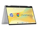 HP Chromebook x360 Laptop, 14' Touchscreen, Intel Prozessor N100, 4 GB DDR4 RAM,128GB eUFS, Intel...