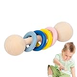 GWHW Montessori-Spielzeug für Babys,Buchenholz Montessori Greifspielzeug für Kleinkinder -...