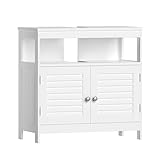 VASAGLE Waschbeckenunterschrank, Unterschrank ohne Waschbecken, viel Stauraum, Badschrank mit...