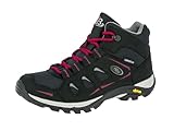 Brütting MOUNT FRAKES HIGH Damen Trekking- & Wanderstiefel, Schwarz/ Pink, 39 EU