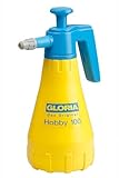 GLORIA Drucksprüher Hobby 100 | Gartenspritze | Handsprüher | 1,0 L Füllinhalt | Mit...