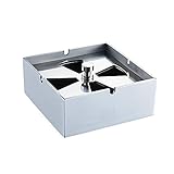 SDFGBNJK Retro Aschenbecher Kreativ, Tisch Ascher Deckel Für Draußen Und Drinnen Zigarre...