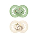 MAM Original Schnuller im 2er-Set, zahnfreundlicher Baby Schnuller aus nachhaltigen &...
