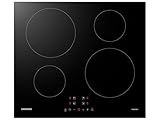 Samsung NZ64M3NM1BB Autarkes Induktionskochfeld, 60 cm große Herdplatte aus Glaskeramik, Rahmenlos,...
