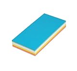 MAUL Moderationskarten rechteckig 205x95mm (120 Stück) | Beschriftbare Karteikarten | Coaching...