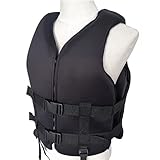 ALEPXS Life Jacket Adjustable Adult Kayak Vest Buoyancy Swim Vest Safety Jacket with Adjustable...