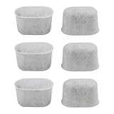 12 Stück Aktivkohle-Wasserfilter-Ersatz für Espresso-Kaffeemaschinen ES601 ES655 ES701 kompatibel,...