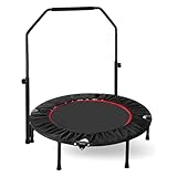 Indoor-Trampolin Ø101cm | Faltbares Fitness-Trampolin | Trampolin für Erwachsene und Kinder |...