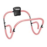 Relaxdays Bauchtrainer AB Roller, Bauchmuskeltrainer, faltbar, HxBxT: 66 x 70 x 70 cm, Sixpack...