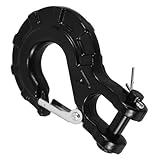 MUSISALY Geschmiedeter Hochleistungs Abschlepphaken mit Sicherheitsverriegelung 3/8 Zoll Stahl für...