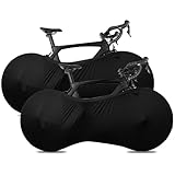 Barlone 2 Stück Schwarz Fahrradabdeckung, Waschbar Fahrradschutz, Fahrrad Abdeckung, Fahrradgarage...