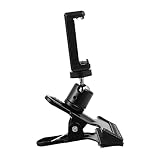 SHINEOFI Guitar Head Clip Handyhalterung Verstellbarer Smartphone Halter für Gitarren Stabiler Clip...