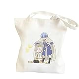 Ciyoulio Frieren Anime-Print Canvas Bag Himmel Handtasche Single Shoulder Bag Casual Lightweight...