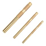 Messing-Durchtreiber-Set, 3-teilig, 19 mm x 20,3 cm, 13 mm x 17,8 cm, 10 mm x 15,2 cm, 25075 25076...