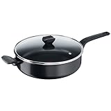 Tefal Easy Cook & Clean Schmorpfanne 28 cm, Bratpfanne mit Antihaftbeschichtung, Thermo-Signal bei...