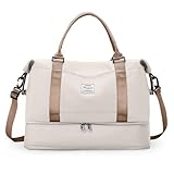 Reisetasche Damen 40x30x20 Ryanair Handgepäck Tasche Sporttasche Weekender Bag Schwimmtasche...