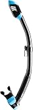 CRESSI Dry Snorkel Black/Blue - Unisex Premium Trockenschnorchel für Tauchen/Apnoe/Schnorcheln,...