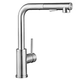 CECIPA Hochdruck Wasserhahn Küche Ausziehbar, Küchenarmatur mit Brause Zwei Wasserstrahlarten,...