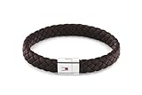 Tommy Hilfiger Jewelry Armband für Herren aus Leder - Erhältlich aus Schwarz oder Braun