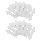 SHINEOFI Weiße Kunststoffzaun Deko 10 Stück – 17cm Hoch 20cm lang Gartenzaun für Innen...