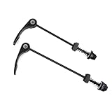 DMJJSD 2 Stück Schnellspanner Fahrrad Vorder und Hinterrad Achse, Bicycle Quick Release...