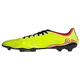 adidas Copa Pure.3 Firm Ground Unisex-Fußballschuhe, Team Solar Yellow Solar Red Core Black, 5.5 US