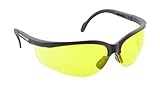 Högert Technik - MAINZ Schutzbrille gelb uni | Augenschutz, UV Schutz | verstellbare Bügel |...