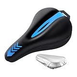 Generisch Fahrrad Sattelschoner,Mit Regenschutz Fahrrad Sitzschutz - Atmungsaktive Stoßdämpfende...