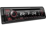 Kenwood KDC-BT450DAB CD-Autoradio mit DAB+ und Bluetooth Freisprecheinrichtung (Hochleistungstuner,...