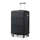 KONO Handgepäck Koffer Trolleys Leicht Hartschalenkoffer Reisekoffer mit 4 Rollen und TSA Schloss,...