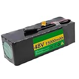 48V 15Ah Lithium-Ionen-Akku Für Elektrofahrräder 13S3P Ersatz-Lithiumbatterie Für Elektroroller...