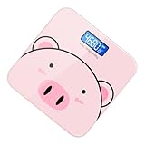 Yardwe Elektronische Körperwaage Cartoon Design mit USB ladung Hochpräziser Sensor Gehärtetes...