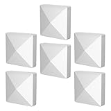 6 Stück Pfostenkappen Zaunzubehör für Handlauf Treppendekoration Möbel