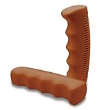 Retro Fahrradgriffe Braun Gummi rutschfest weich 1 Paar Braune Vintage Fahrradlenker Griffe...