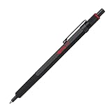 rOtring 600 Kugelschreiber | mittlere Spitze | Schwarze Tinte | schwarzer Schaft | nachfüllbar, 1...